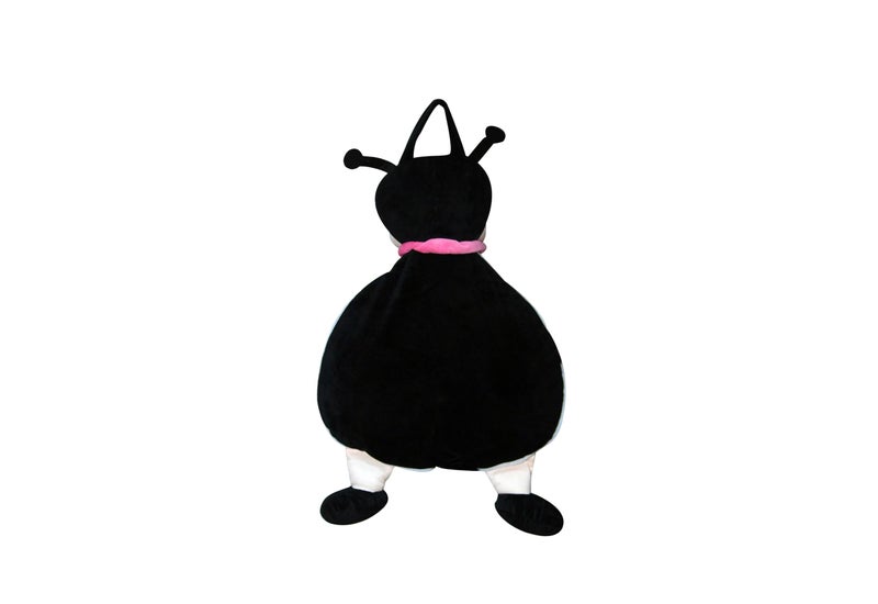 Garden of Arts Houses Soft Buddies Bumble Bee Portable Foldable Soft Blanket Folds into Cushion with Zipper Ideal for Car and Home for Kids and Baby- Set of 1 - Image 5