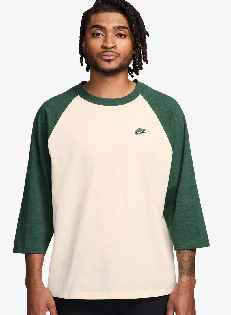 Nike Club 3/4 Raglan T-Shirt