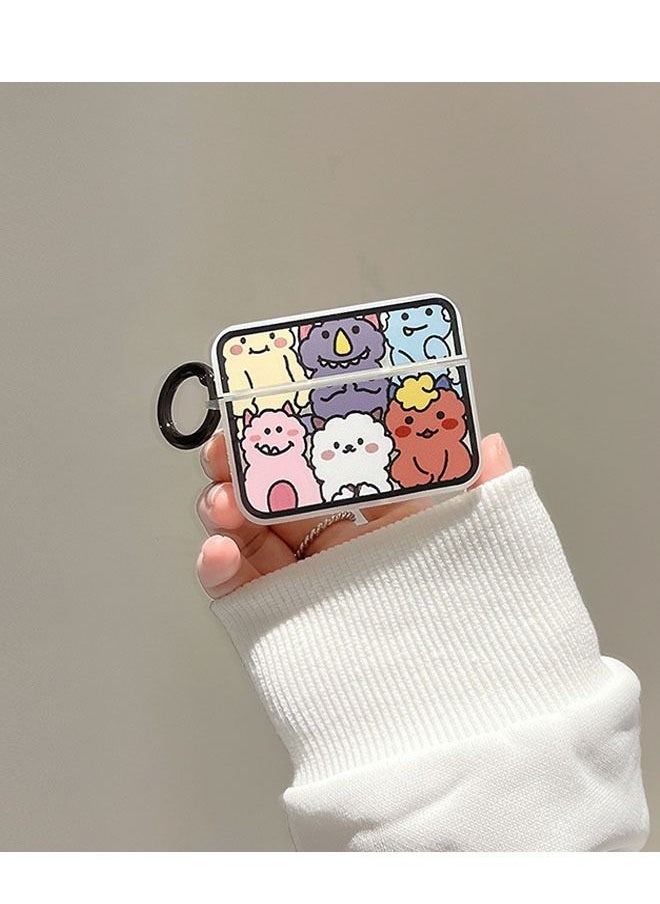 Ant - Airpods Pro2 Protective Case, Cute Cartoon Soft TPU Cover, Shockproof Bluetooth Headset Protective Cover with Keychain Compatible with Airpods Pro2 2022 - Image 1