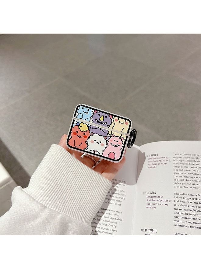 Ant - Airpods Pro2 Protective Case, Cute Cartoon Soft TPU Cover, Shockproof Bluetooth Headset Protective Cover with Keychain Compatible with Airpods Pro2 2022 - Image 1