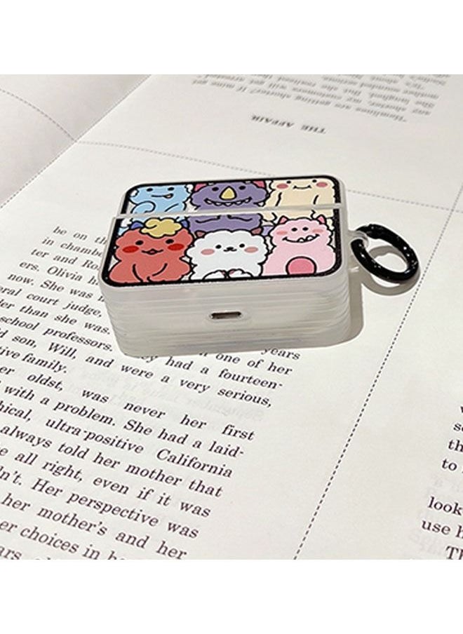 Ant - Airpods Pro2 Protective Case, Cute Cartoon Soft TPU Cover, Shockproof Bluetooth Headset Protective Cover with Keychain Compatible with Airpods Pro2 2022 - Image 1