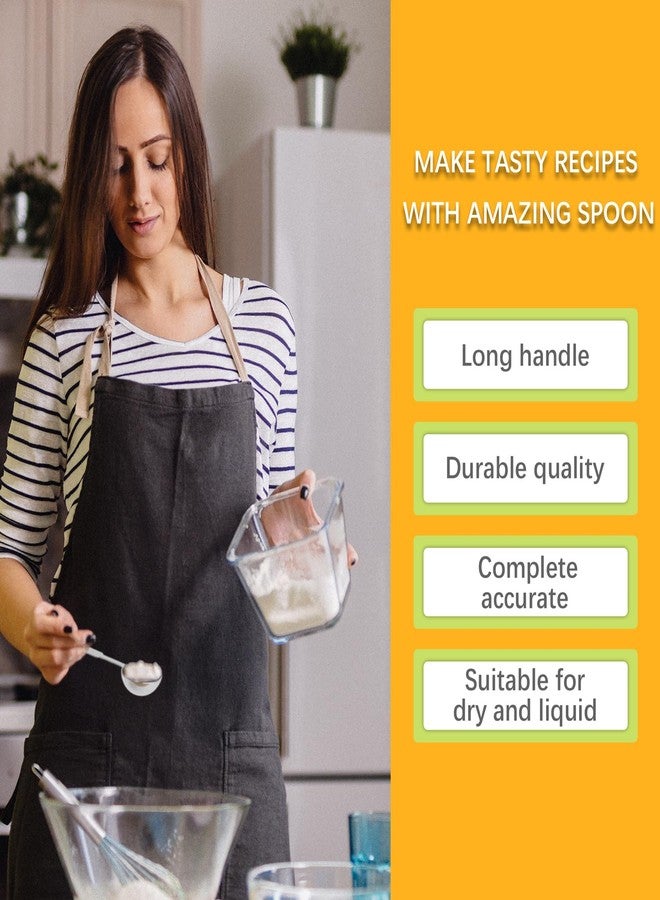 LEIFENY 2PCS 1 Tsp(1/3tbsp, 1/6oz, 5ml) Single Measuring Spoon, Stainless Steel Individual Measure Scoop Only - Image 5