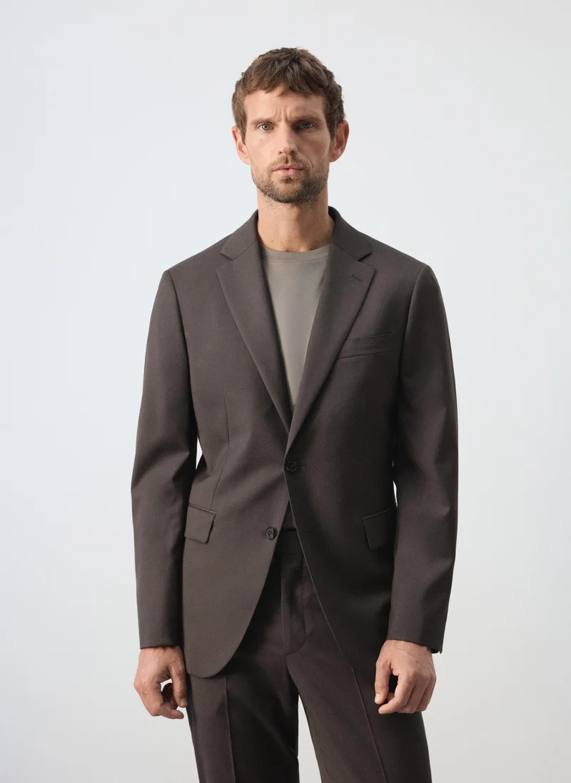 Turin 100% Virgin Wool Suit Jacket