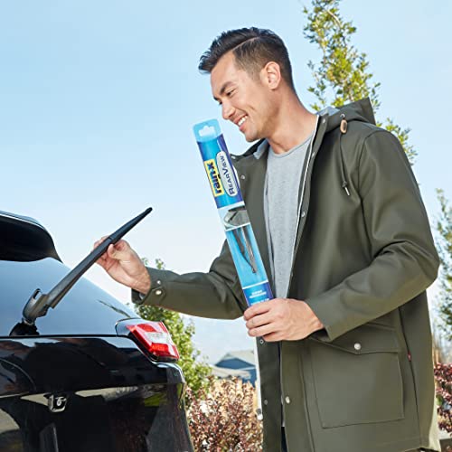 Rain-X راين-إكس 850019 مساحات الزجاج الخلفي 10-1، مساحات زجاج خلفي تقليدية بطول 10 بوصات، تناسب خطاف J (عبوة من 1)، مساحات زجاج سيارات بديلة تلبي أو تتجاوز معايير الجودة والتصميم الأصلية. - Image 3