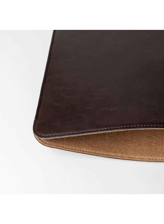 Comfyable Laptop Sleeve 14 Inch Precisely Compatible with MacBook Pro M5 M4 M3 M2 Pro/Max 2026-2021, Faux Leather Cover Case, 14 in, Dark Brown - Image 4