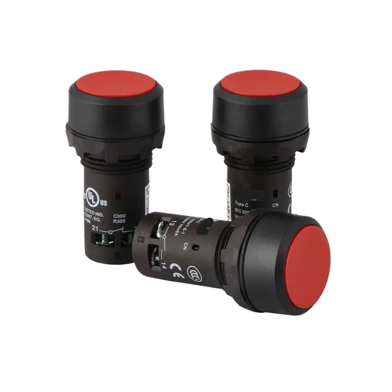 1 قطعة مفتاح ضغط زر CP1-10R-11 CP1-10G-11 زر مسطح C2SS1-10B-11 مفتاح اختيار ثنائي الموضع C3SS1-10B-11 زر اختيار (C2SS1-10B-20) - Image 1