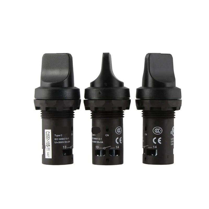 1 قطعة مفتاح ضغط زر CP1-10R-11 CP1-10G-11 زر مسطح C2SS1-10B-11 مفتاح اختيار ثنائي الموضع C3SS1-10B-11 زر اختيار (C2SS1-10B-20) - Image 5