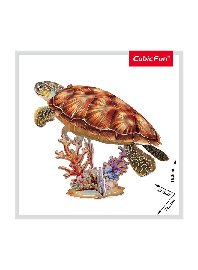 CubicFun National Geographic 3D Puzzle Sea Turtle 31 Pieces - Image 2