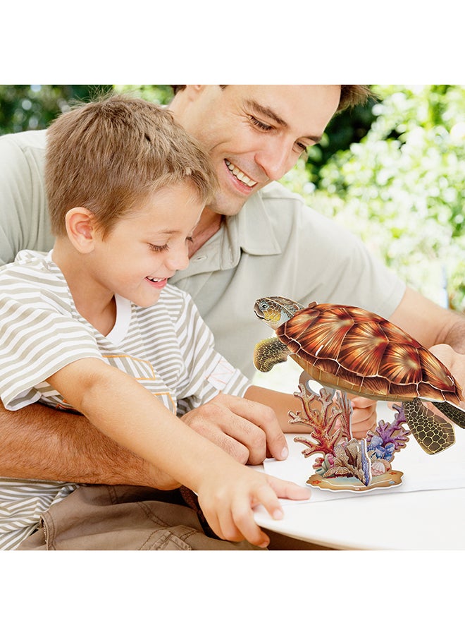 CubicFun National Geographic 3D Puzzle Sea Turtle 31 Pieces - Image 5