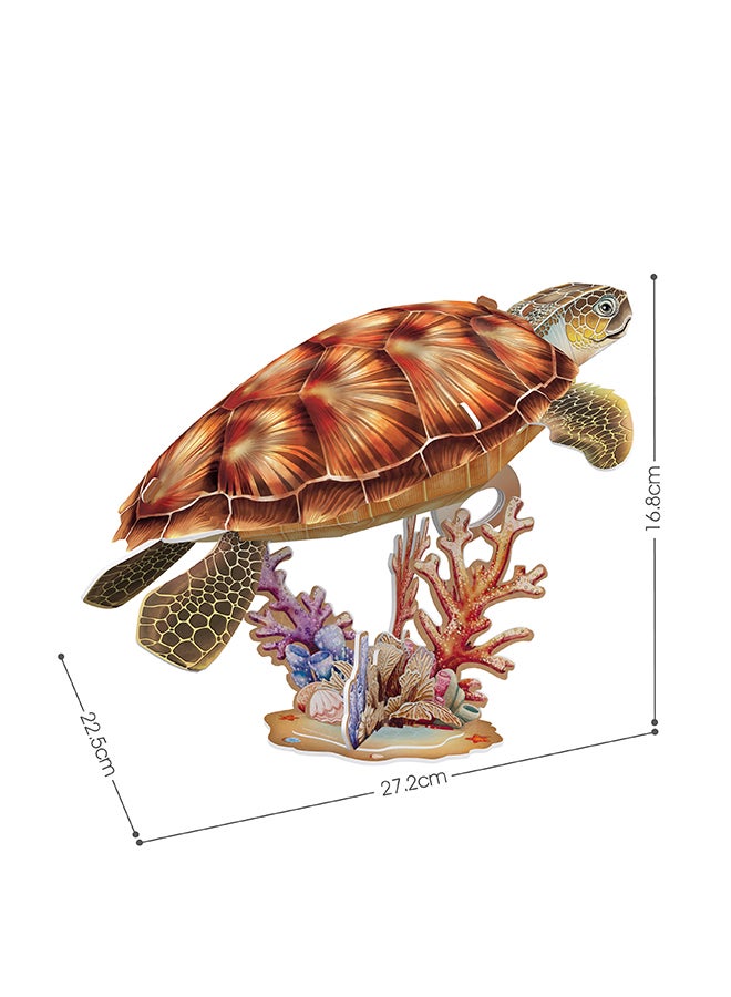CubicFun National Geographic 3D Puzzle Sea Turtle 31 Pieces - Image 3