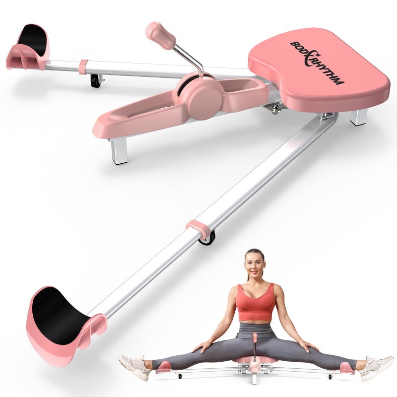 BODY RHYTHM Leg Stretcher - Split Machine for Leg Stretching - Flexibility Stretching Equipment - Ballet, Yoga, Dance, Martial Arts, MMA - Home Yoga Gym Fitness (Pink) - Image 1