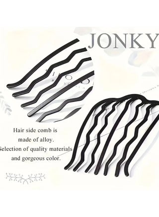 Elegant Metal Hair Bun Makers - 2pcs French Twist Hair Styling Tools, Minimalist Oblong Barrettes, Solid Color, Fashionable Iron Hair Accessories Set for Women, Suitable for Ages 14+ - view 3