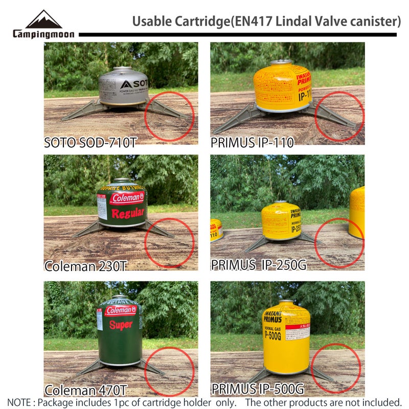 camping moon Portable Fuel Can Stabilizer Gas Canister Cartridge Holder Z41 - Image 5