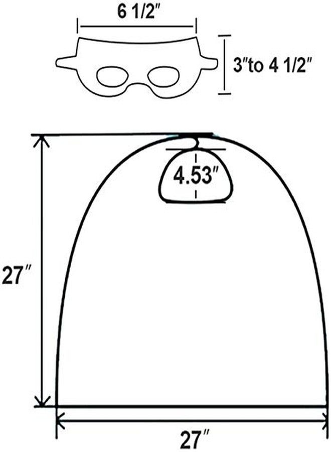 AODAI Superhero Capes and Masks for Kids Halloween Cosplay Double Side Cape Superhero Toy Kids Best Gift - Image 5