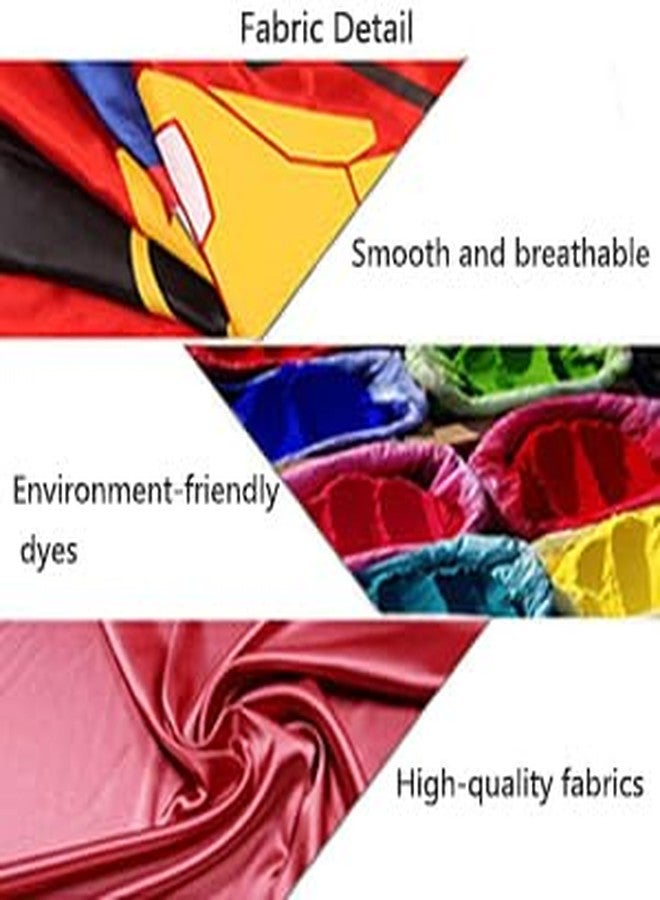 AODAI Superhero Capes and Masks for Kids Halloween Cosplay Double Side Cape Superhero Toy Kids Best Gift - Image 4
