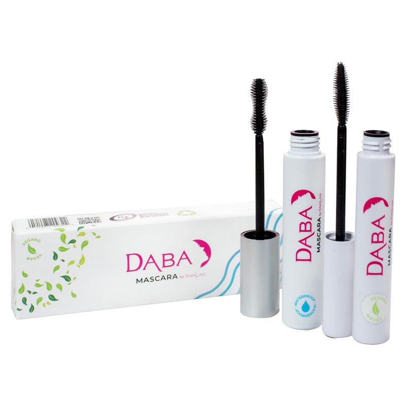 DABALASH Daba Duo â€“ Waterproof Mascara & Gentle Vegan Mascara in Very Black â€“ Promotes Longer, More Voluminous & Defined Lashes â€“ Paraben & Cruelty-Free â€“ 0.45 oz & 0.3 oz - Image 1