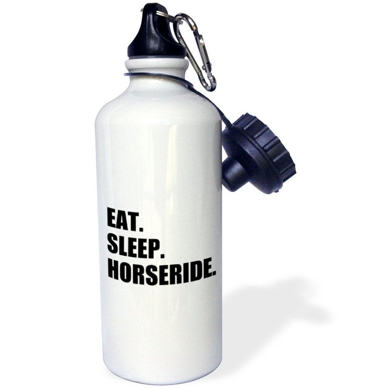3dRose Eat Sleep Horserider Gifts-Horse Rider Ride Hobby Sports Water Bottle, 21 oz, Multicolor - Image 2