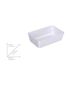 Wenko Shelf Wide, White, 22 X 14 6 cm  - Image 5