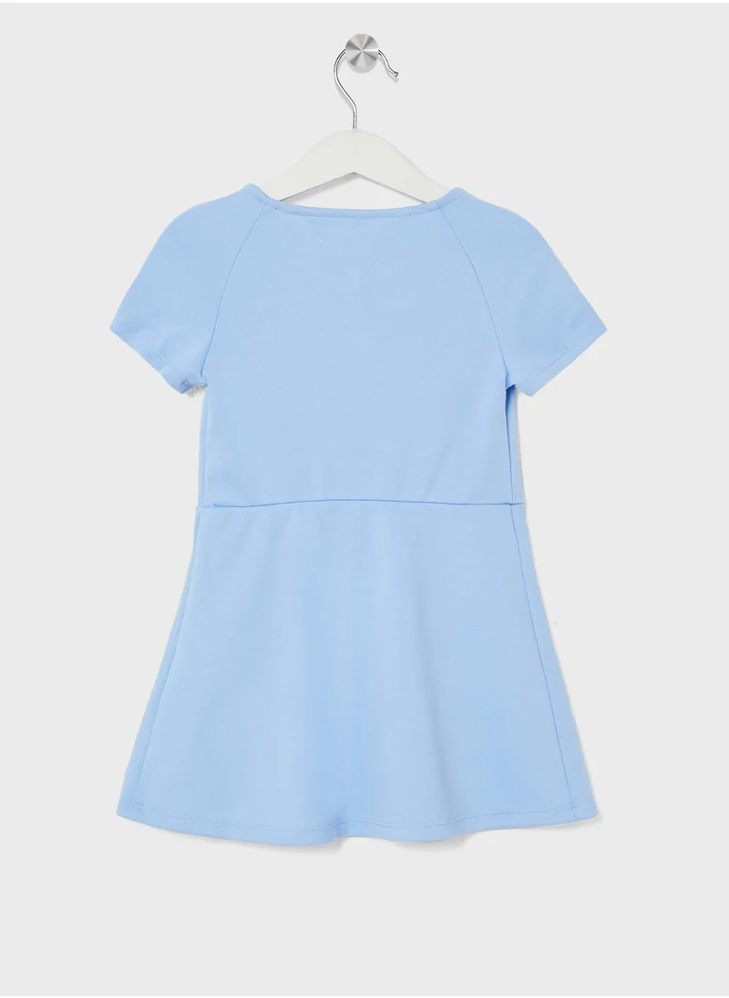 TOMMY HILFIGER PUNTO FIT & FLARE DRESS SS