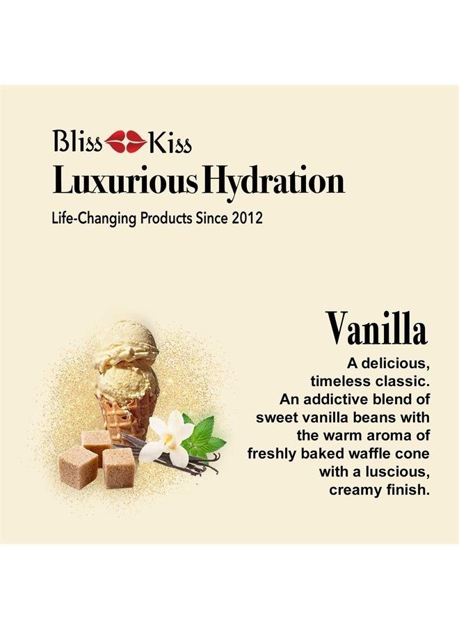 Bliss Kiss - 4 Vanilla Fragrance Nail Oil Cuticle Pens w/Vitamin E & Jojoba⏤Nail Strengthener Nail Growth Treatment for Brittle Peeling Breaking Thin Nails - Image 1