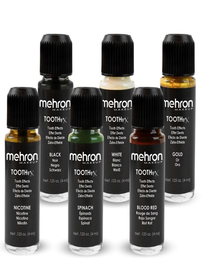 mehron ماكياج مہرون تأثيرات الأسنان باللون الأحمر الدموي | طلاء مؤقت للأسنان الحمراء | مثالي لإنشاء تأثيرات الأسنان الحمراء، مكياج الأسنان المتعفنة، وتأثيرات الأسنان الدموية للهالوين، الكوسبلاي، والمسرح .125 أونصة (4 مل) - Image 4