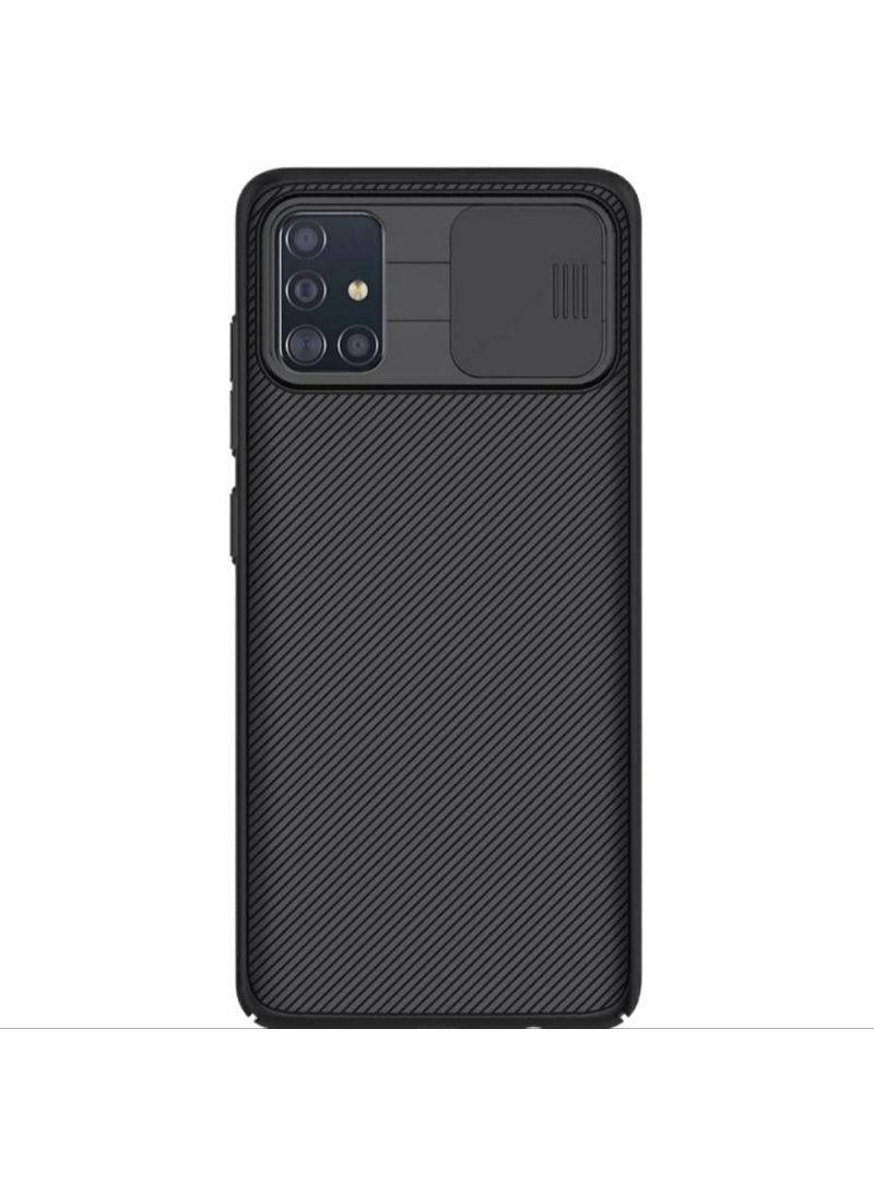 نيبمينينت غطاء واقٍ كامشيلد من البولي يوريثان الحراري مع واقية للكاميرا لهاتف سامسونج جالاكسي A71 أسود