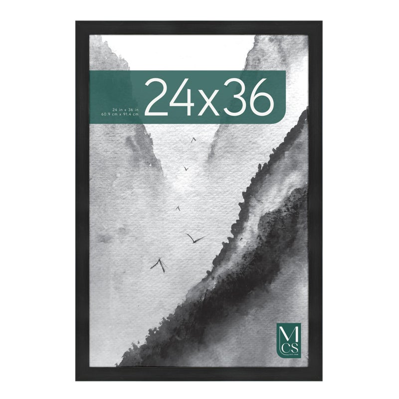 MCS Museum Poster Frame, Onyx, 24 x 36 in, Single - Image 1