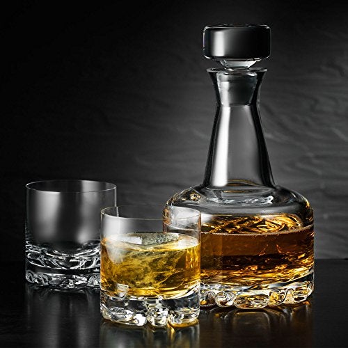 Orrefors Erik 3 Piece Set, Decanter and 2 Double Old Fashioned Glasses , One size - - Image 2