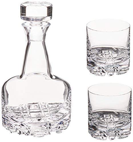 Orrefors Erik 3 Piece Set, Decanter and 2 Double Old Fashioned Glasses , One size - - Image 3