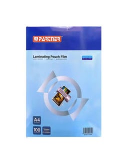 PARTNER 100-Piece A4 Laminating Pouch Film Set Clear  - Image 2