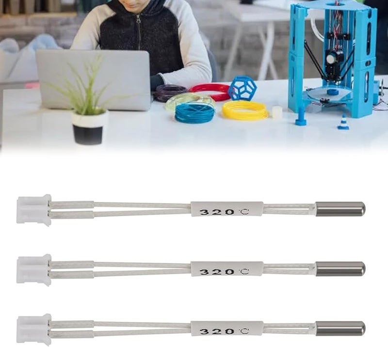 High Temperature 100K Thermistor Cartridge For Creality K1 Max 3D Printer 5PCS Color D - Image 3