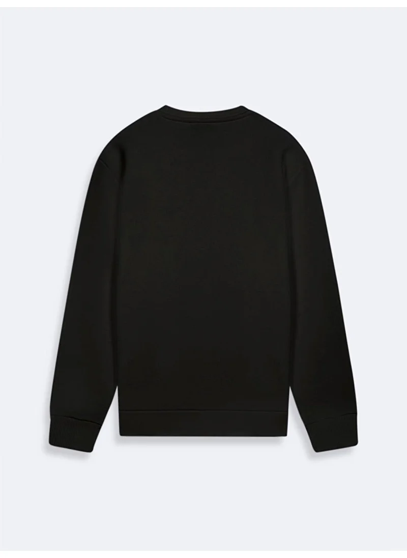 LTB Sign Printed Black Sweatshirt
