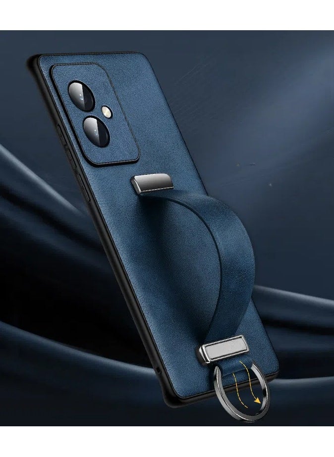 General mobile phone Case Compatible with Honor 400  Leather Case, PU+PC Hard Leather, Ultra Thin and Durable Protective Case, Scalable Strap Holder, Shockproof Phone Case 