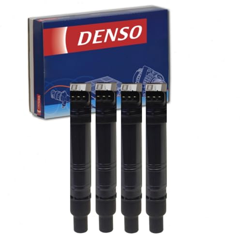 Sixity Auto 4 قطع من لفائف الإشعال المباشر DENSO متوافقة مع تويوتا كامري 2.4L L4 2006-2011 - Image 1