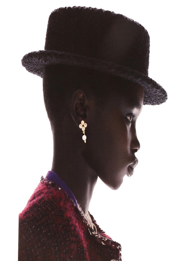 Touchstone Elegant Indian White Crystals Faux Pearls Combo Of Fifteen Pairs Of Studs Earrings In Gold Tone For Women - Pack of 15 - Image 4