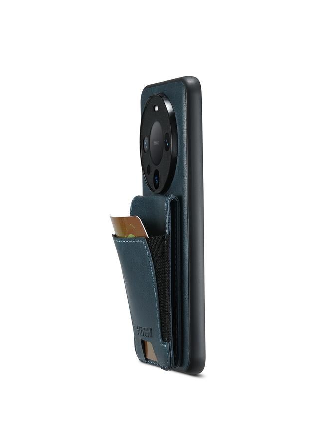 Suteni Case For Huawei Mate 60 Pro+ H03 Oil Wax Leather Wallet Stand Back Phone Case - Image 4