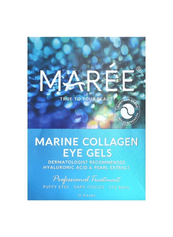 MAREE Maree, Marine Collagen Eye Gels, 12 Pairs, 1.32 oz (36 g)  - Image 2