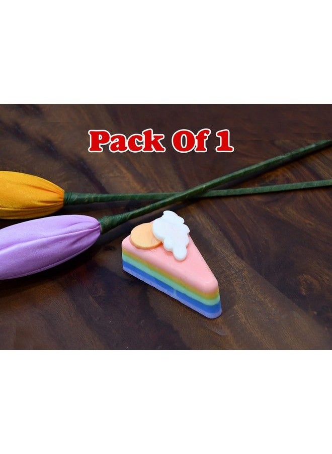 The Little Lookers Dessert Rainbow Pastry Soap 100% Organic & Handmade & Organc For Baby Kids (100G Pack Of 1)  - Image 3