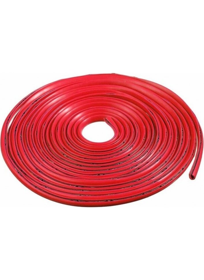 Techmaster Tme Vehicle Door Edge Crash Protector U Type Interlocking Strip Red 5 Meters  - Image 1