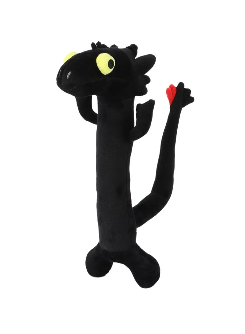 35CM Cute Funny Dragon Soft Plush Toy Gift For Girls And Boys（Black） - Image 1