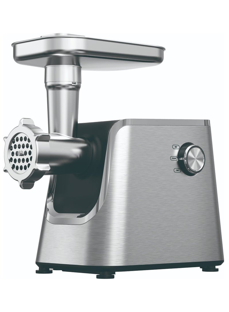 دوتس مفرمة لحم من ألواح التقطيع المصنوعة من الفولاذ المقاوم للصدأ 5 مم و 8 مم ، سرعتان ووظيفة عكسية ، 800 وات ماكس 1800 وات - Image 5