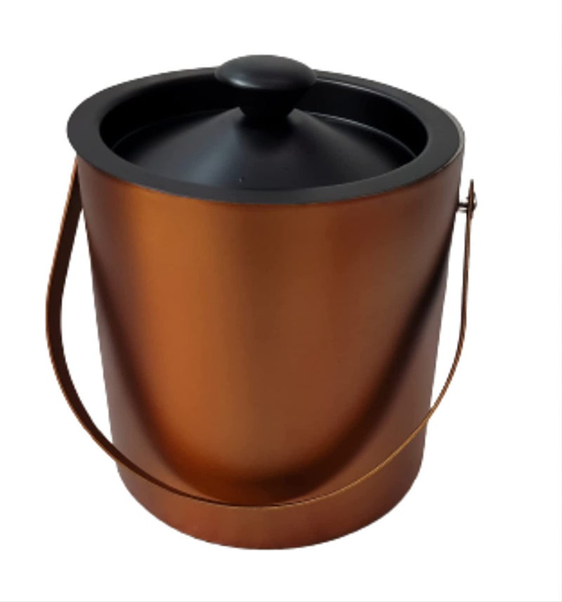 Nooks Stainless Steel Insulated Ice Bucket with Ice Scope and with Ice Tong 15Liter Keeps Ice Cold for 6 h Great bar Tools for Home bar Accessories Mini bar Wine Medium Medium - Image 2