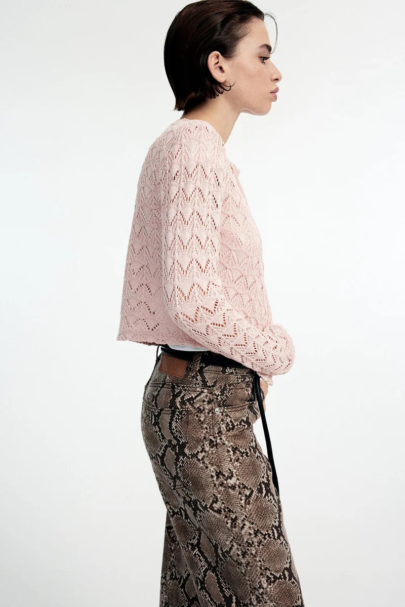 H&M Pointelle-knit cardigan