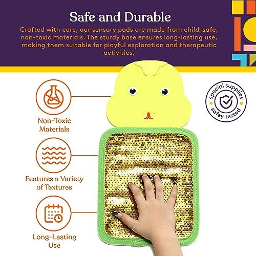 Special Supplies Sensory Mats for Early Learning Development Tactile Textured Pads with Cute Colorful Animals HandOn Play for Touch Sensitive Kids - Image 5