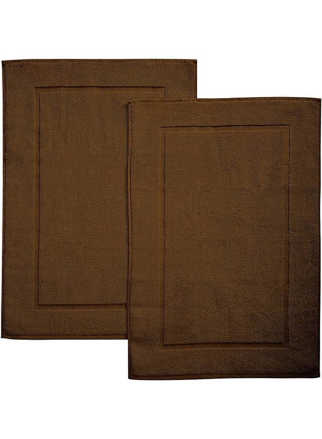 Bliss Casa Bath Mats 1000 Gsm Bathroom Mat For Toilets Super Soft And Extra Absorbent Floor Mats For Elegant Look Brown - Image 1