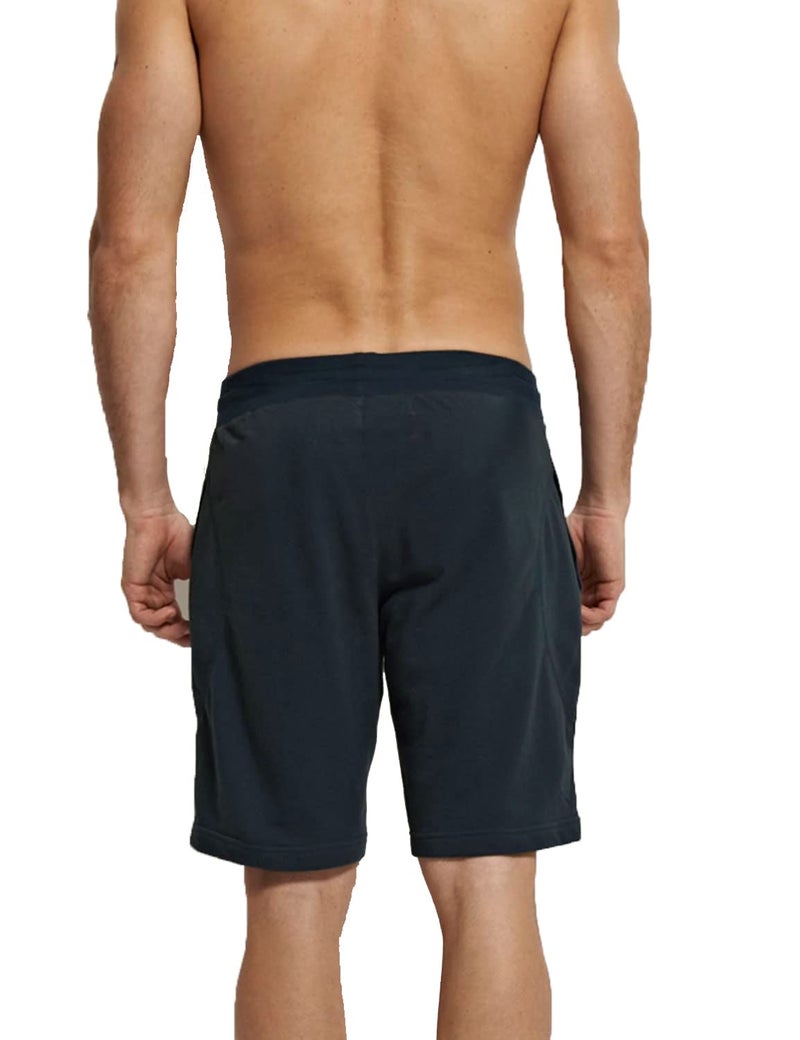 hotfits Men's Black Cotton Regular Shorts - Workout, Gym, Running, Yoga and Sports Shorts - Camouflage Printed - Image 3