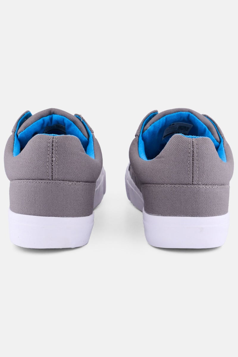 CROSSHATCH أحذية تدريب رجالية مزودة بأربطة، مجموعة رمادية - Image 3