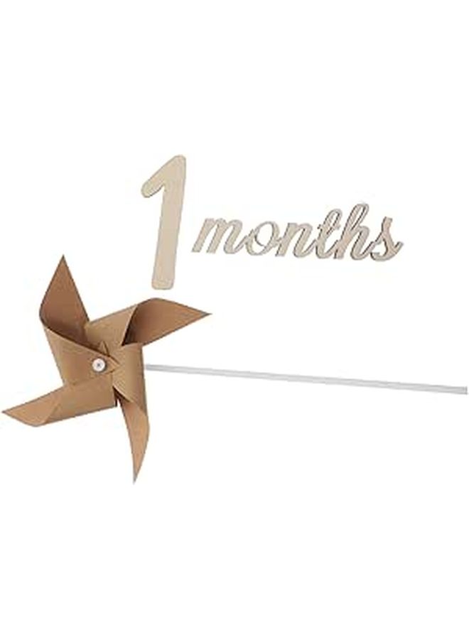 Windmill Photography Props Set For Newborn Monthly Photo Sessions Adorable Keepsake Decor - Image 1