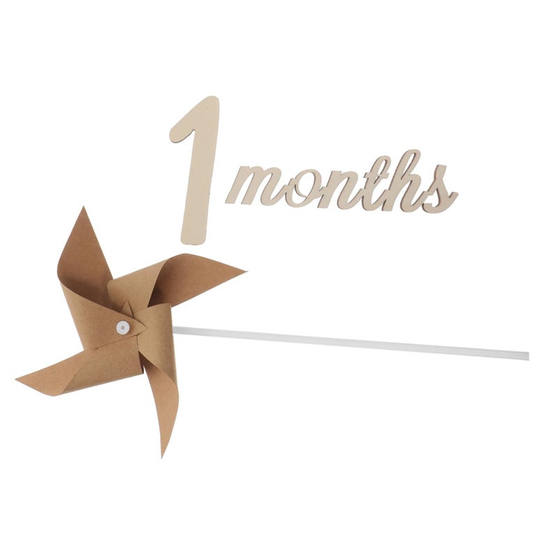 Windmill Photography Props Set For Newborn Monthly Photo Sessions Adorable Keepsake Decor - Image 2