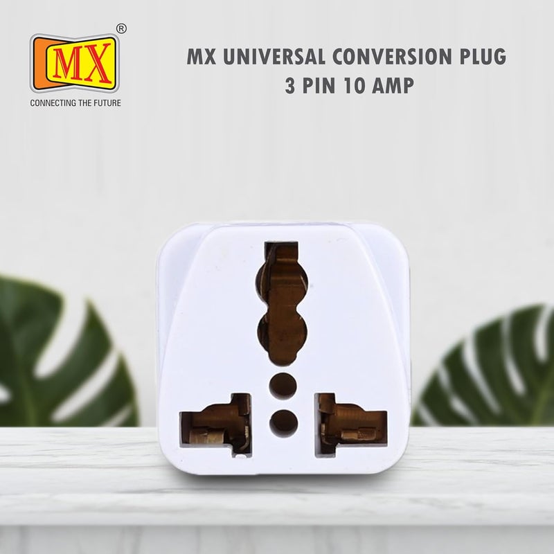 MX India to Australia Plug New Zealand China More Type I New Zealand Adapter Conversion Plug Convert Indian Plug to Australia Perfect for Laptop Camera Charger and More - Image 3